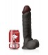 PENE REALISTA NEGRO THE INTENSE 24 CM