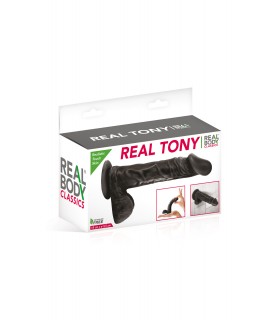 PENE REALISTICO TONY NERO 18 CM