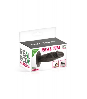 PENE REALISTICO NERO TIM 11 CM