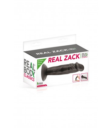 BLACK REALISTIC PENIS ZACK 16 CM