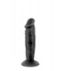 SCHWARZER REALISTISCHER PENIS ZACK 16 CM