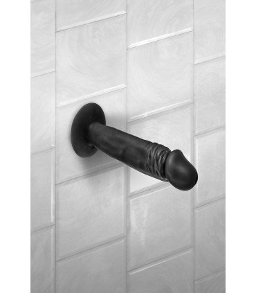 BLACK REALISTIC PENIS ZACK 16 CM