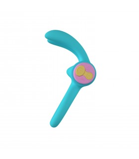 ANILLO VIBRADOR RINY C/ MANDO SILICONA AZUL USB