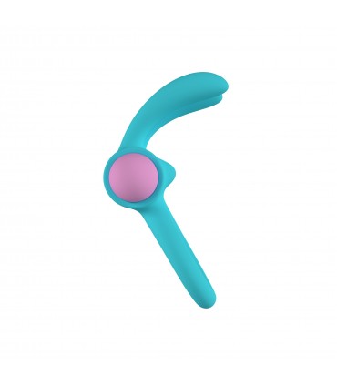 RINY VIBRIERRING MIT BLAUEM SILIKON-USB-CONTROLLER
