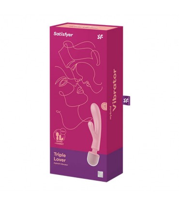 SATISFYER ROSE TRIPLE AMANT
