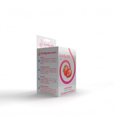 LUBRIFIANT À L'EAU DE FRAISE 20 UNIDOSE 4 ML