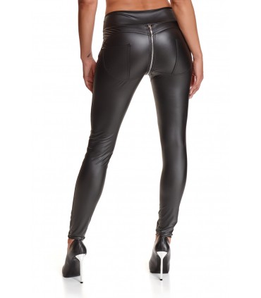 LEGGINGS CON ZIP NERI MADDALENA M
