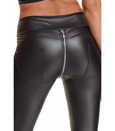 LEGGINGS CON ZIP NERI MADDALENA M