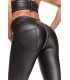 MADDALENA SCHWARZE LEGGINGS MIT REISSVERSCHLUSS L