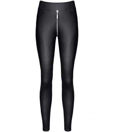 LEGGINGS CON ZIP NERI MADDALENA M