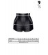 MONICA SHORT CON CREMALLERAS NEGRO M