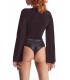 ALEXIS BODY CON MANGA ANCHA NEGRO L