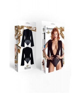 ALEXIS BODY CON MANGA ANCHA NEGRO M