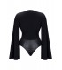 ALEXIS BODY WITH WIDE SLEEVES BLACK XL