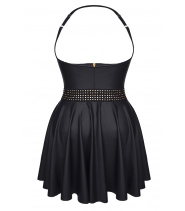 AVA UNTERBRUSTKLEID SCHWARZ L