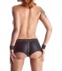 MICHELLE SHORT WITH ZIPPER BLACK L