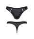 TANGA WETLOOK NEGRO L