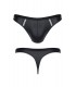 TANGA WETLOOK NEGRO M
