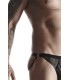 GIACCA WETLOOK CON GRIGLIA NERA S