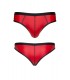 WETLOOK BRAZILIAN SLIP RED L