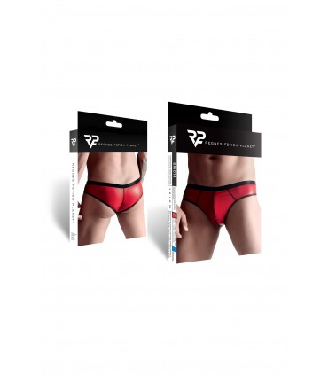 SLIP BRASILIANI EFFETTO BAGNATO ROSSO XL