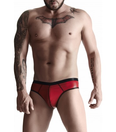 SLIP BRASILIANI EFFETTO BAGNATO ROSSO XL
