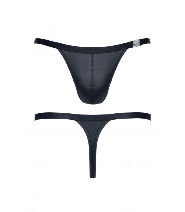 TANGA CON APERTURA NEGRO M