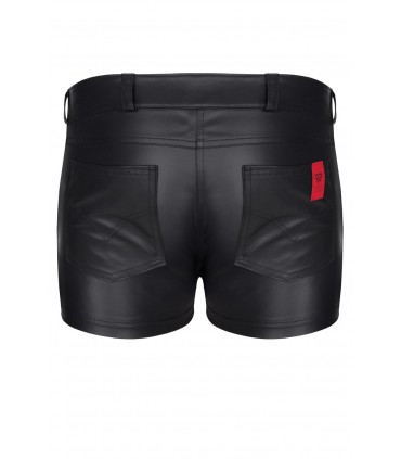 FEDERICO WETLOOK-SHORTS SCHWARZ M