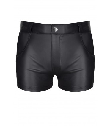 FEDERICO WETLOOK-SHORTS SCHWARZ M