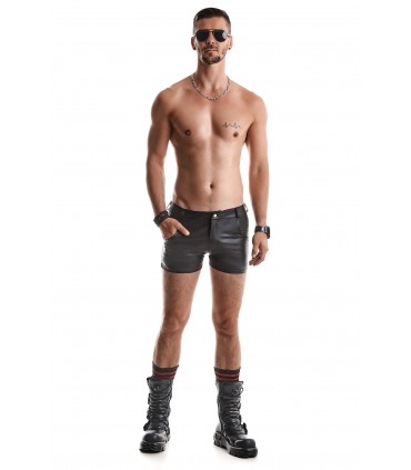 FEDERICO WETLOOK-SHORTS SCHWARZ M