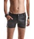 FEDERICO WETLOOK SHORTS BLACK L