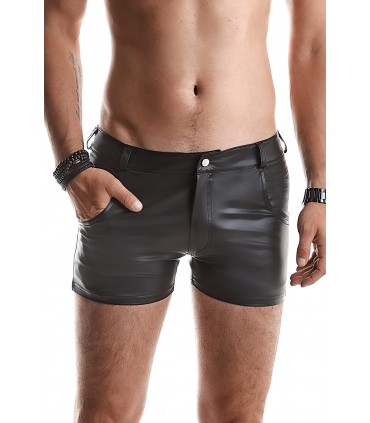 FEDERICO WETLOOK-SHORTS SCHWARZ M