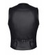 OLIVER BLACK VEST WITH ADJUSTMENT BACK L