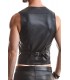 OLIVER BLACK VEST WITH ADJUSTMENT BACK L