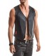 OLIVER BLACK VEST WITH ADJUSTMENT BACK L