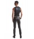 OLIVER BLACK VEST WITH ADJUSTMENT BACK S