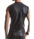 MOTTAVIANO WETLOOK SLEEVELESS T-SHIRT BLACK L