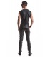 MOTTAVIANO T-SHIRT SMANICATA WETLOOK NERA S