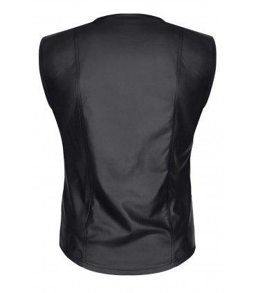 MOTTAVIANO T-SHIRT SMANICATA WETLOOK NERA M