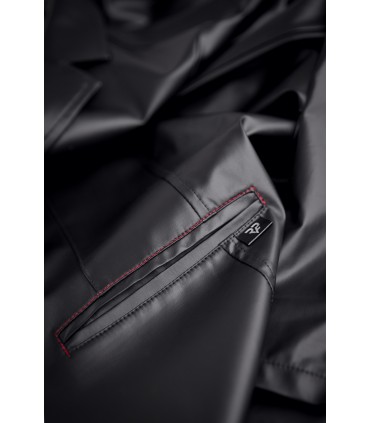 SERGIO TRENCH EFFETTO BAGNATO NERO M