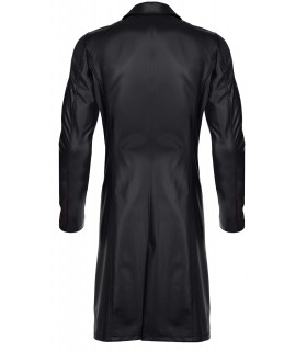 SERGIO WETLOOK TRENCHCOAT SCHWARZ M