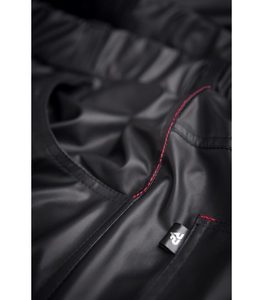 PANTALONE VITTORIO WETLOOK CON TASCHE NERO L