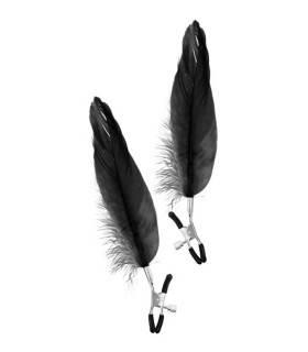 PINZAS REGULABLES C/ PLUMA NEGRA