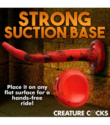 KING COBRA GRAND GODE EN SILICONE 35,5 CM