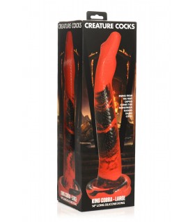 KING COBRA LARGE SILICONE DILDO 35.5 CM