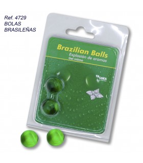 2 INTIMATE EXPLOSIVE MINT GEL BALLS