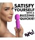 MINI RECHARGEABLE SILICONE WAND MASSAGER PURPLE