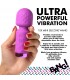 MINI BAGUETTE DE MASSAGE RECHARGEABLE EN SILICONE VIOLET