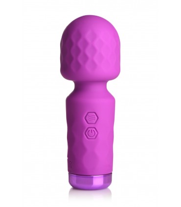 MINI-WIEDERAUFLADBARES SILIKON-MASSAGEGERÄT LILA