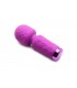 MINI RECHARGEABLE SILICONE WAND MASSAGER PURPLE